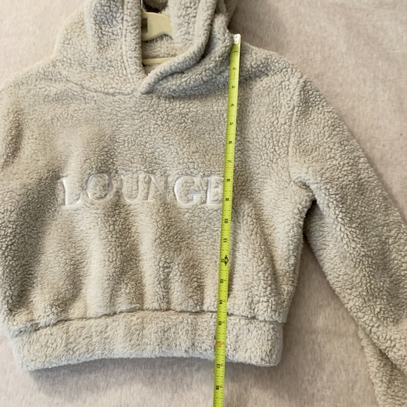 LOUNGE Underwear Cozy Teddy Crop Hoodie - Picture 7 of 9